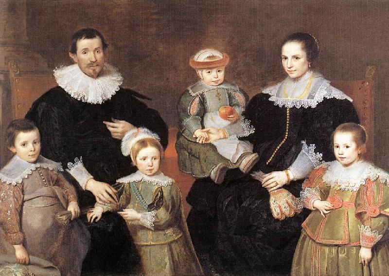 VOS, Cornelis de The Family of the Artist  jg oil painting image